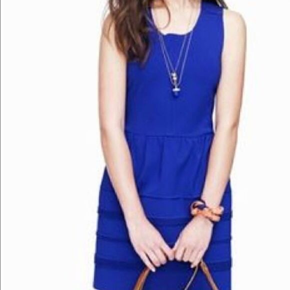 Madewell Cobalt Blue Dress Coastal Cowgirl Tenniscore Preppy Sailor Chic XS - Picture 1 of 9